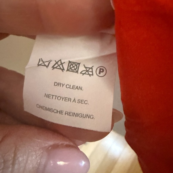 J Crew 100% Silk Tank Top Women 4 Red Tie Strap Peplum Blouse - Picture 8 of 8